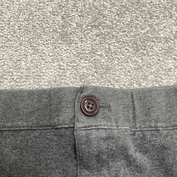 Lands' End Starfish Pull on Stretch Ankle Pants Womens Large Gray Straight 36x27 - Picture 13 of 15